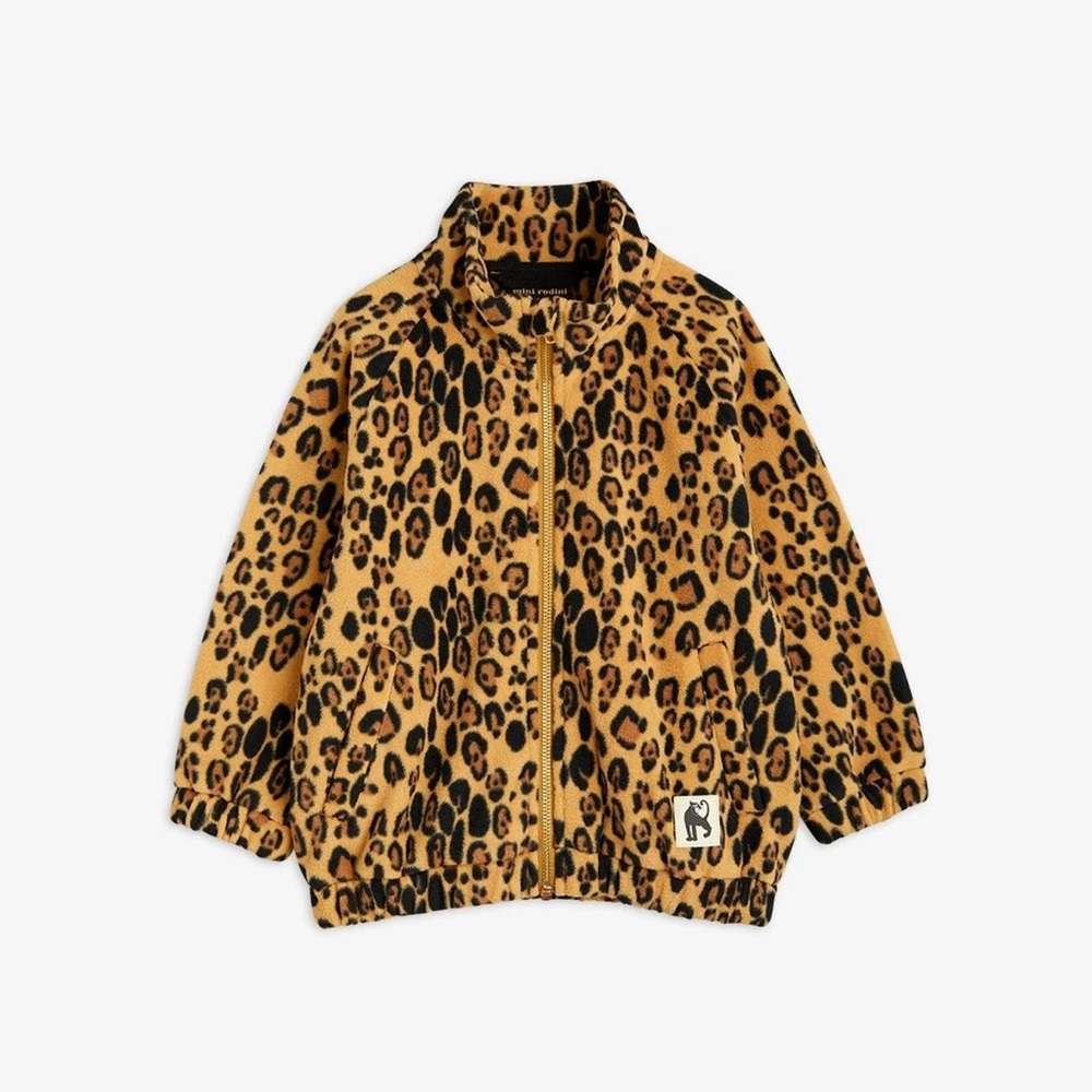 Mini Rodini Leopard Fleece Jacket